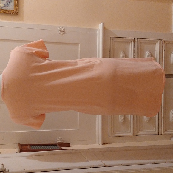 J. Crew peach tee shirt dress Sz XS - Picture 3 of 6
